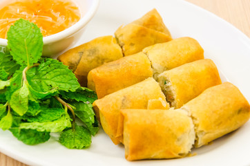 Fried spring rolls