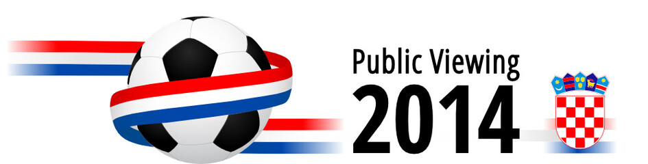Obraz premium Public Viewing 2014