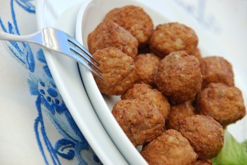 Köttbullar traditional Swedish meatballs