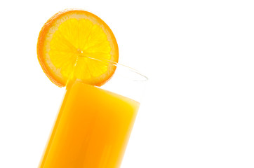 Orange juice glass