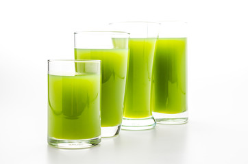 Kiwi juice glass
