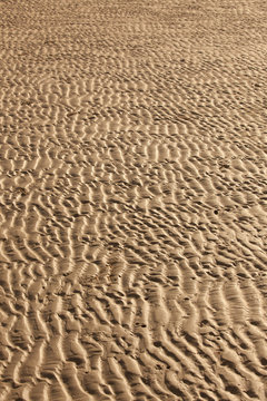Beach sand texture wave pattern