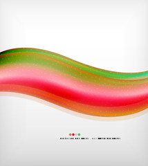 Smooth colorful business elegant wave design