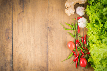 Vegetables Frame Background