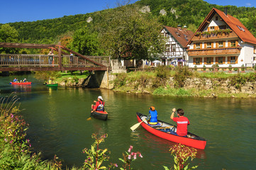 Bootsfahrt im Fränkischen