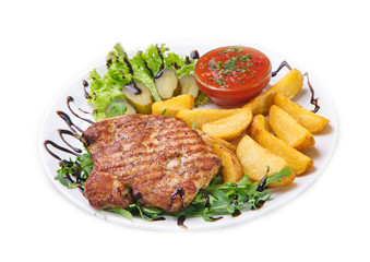 The delicious beef meals