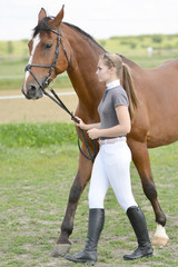 horse jumping