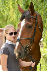 Fototapeta premium horse jumping