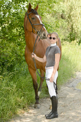 horse jumping