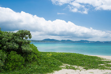沖縄の海　21世紀の森ビーチ