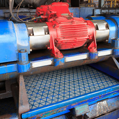 Shale shaker on an offshore oil rig