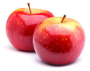 red ripe apples
