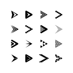 Arrows vector set - illustration