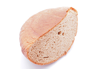 bread on a white background