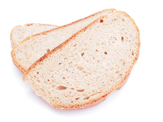 bread on a white background