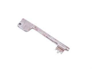 key on white background