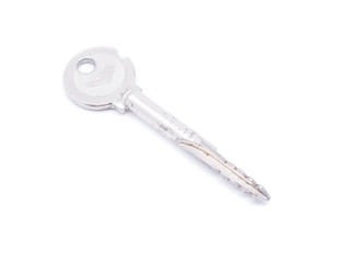 key on white background