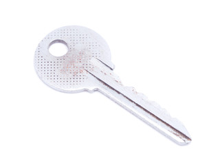 key on white background
