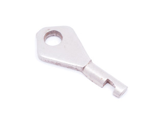 key on white background