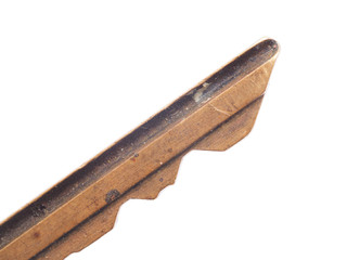 key on white background