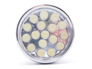 flashlight on a white background