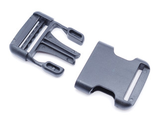 plastic buckle on a whita background