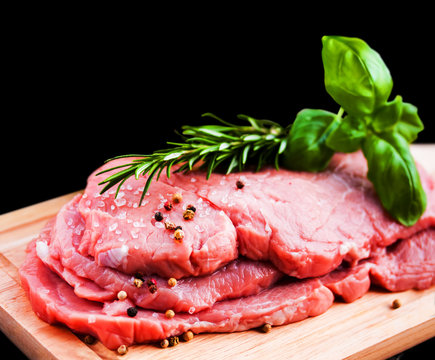 Raw Veal Meat