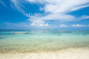 沖縄の海　備瀬海岸