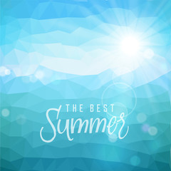 Summer holiday tropical beach background