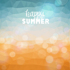 Summer holiday tropical beach background