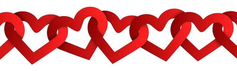 garland of hearts © Vlad Kochelaevskiy