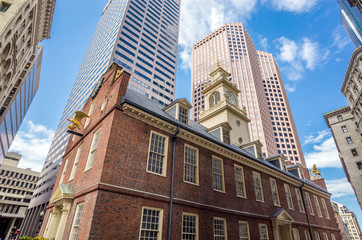 Fototapeta na wymiar Old State House in Boston, Massachusetts