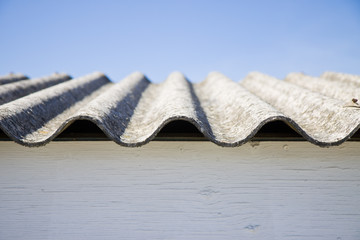 Asbestos roof - danger of asbestos