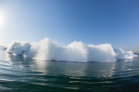 Wave Crashing White  Water  Power