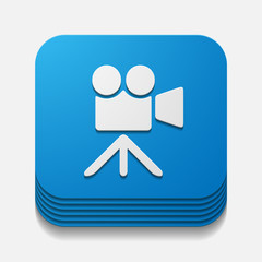 square button: video