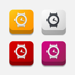 square button: watch