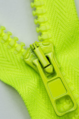 green zipper