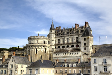 Fototapeta na wymiar Amboise Castle. Valley of Loire, France