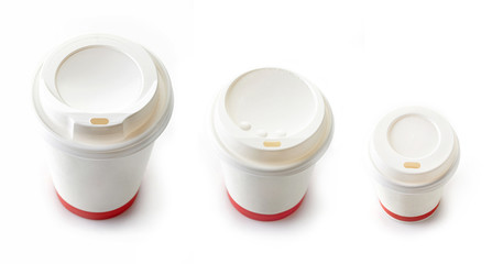Paper take away coffee cups