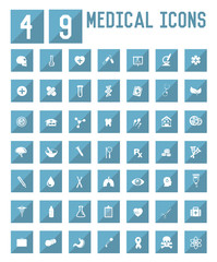 49 Medical icons,vector