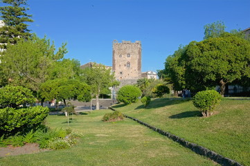Fototapeta na wymiar Norman Castle In Adrano, Sicily