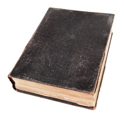 Old book isolated on white