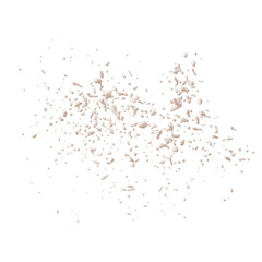 White Chocolate Splash Isolated on White Background