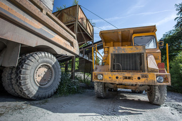 a large wheel loaders