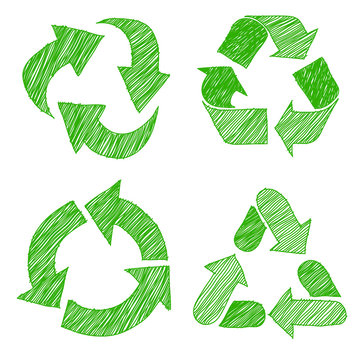 Recycle Sketch Vector Art, Icons, and Graphics for Free Download