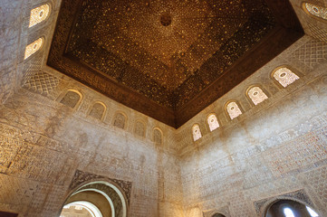 Comares at the Palacio de la Alhambra in Granada, Spain