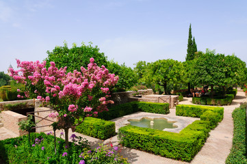 Generalife at the Palacio de la Alhambra in Granada, Spain