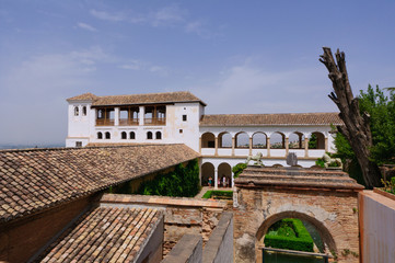 Generalife at the Palacio de la Alhambra in Granada, Spain