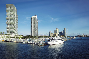 Obraz premium Miami Beach Marina