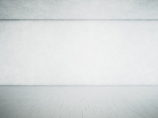 empty white interior